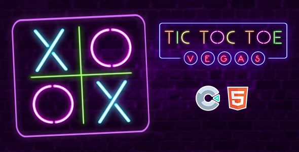 Tic Tac Toe Vegas (Construct 3 - HTML5)   Mobile Games