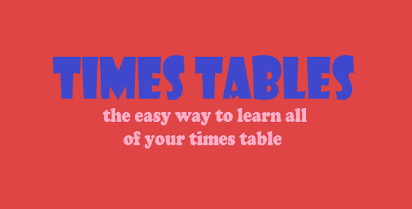 Times Tables App    