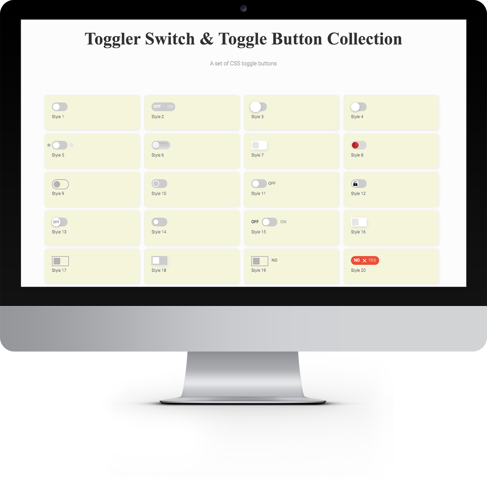 Toggler Toggle & Switch Buttons