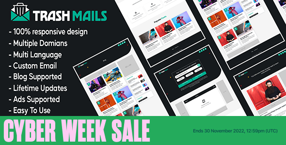 Trash Mails - Temporary Email Address System    