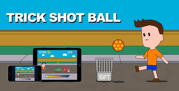 Trick Shot Ball - HTML5 Game    Games