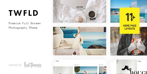 TwoFold - Fullscreen Photography WordPress Theme    