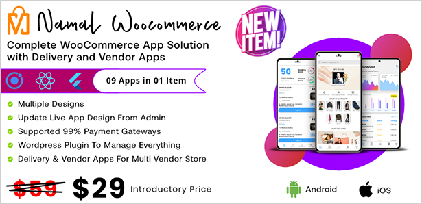UIUX - Android Material Design Components, Multipurpose App Screens & Complete Starter App Templates - 1