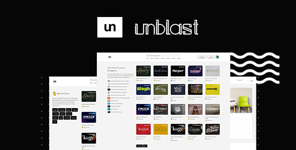 Unblast – Element downloads System for Designers    