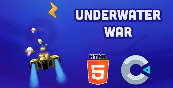 Underwater War Endless Tunnel - HTML5 - C3P   Mobile Games