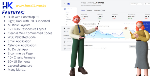 Vertical Default Light -Bootstrap Premium Admin Template | Fully Customizable