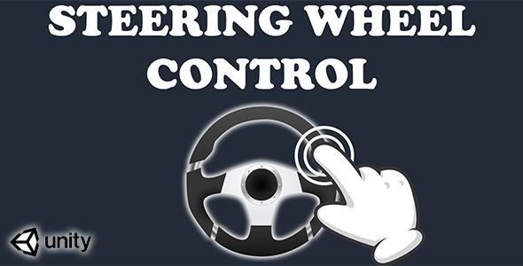 Virtual Steering Wheel Controller (Unity Source code)-mobile ready simple input touch control system Android  Mobile Games