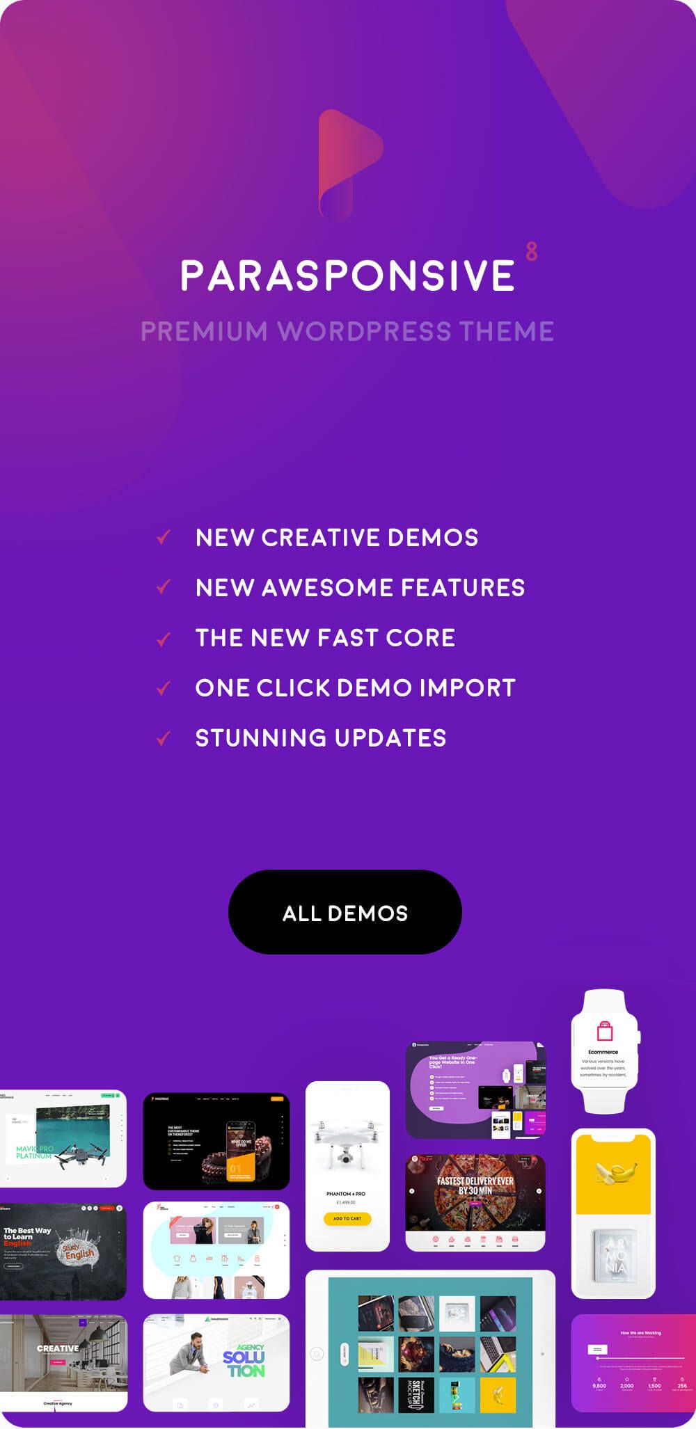 QUE - Customizable Portfolio Theme - 1