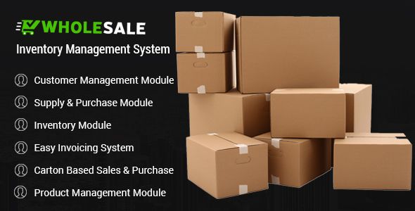 Wholesale - Inventory Control and Inventory Management System    
