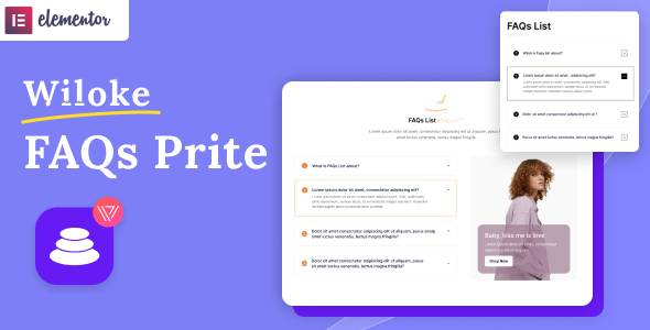 Wiloke FAQs Prite Elementor Addon    
