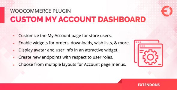 WooCommerce User Dashboard - Custom My Account Page    