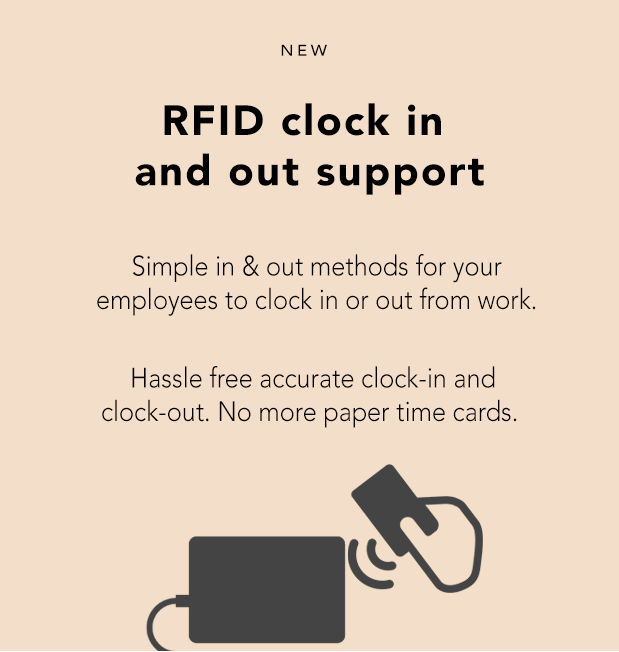 workday time rfid clock in and out support