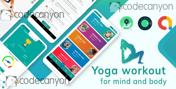 Yoga Workout with admob ready to publish Template    