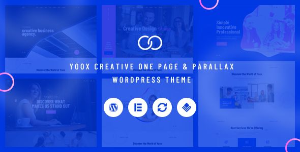 Yoox -  Creative One Page & Parallax WordPress Theme WordPress Creative  