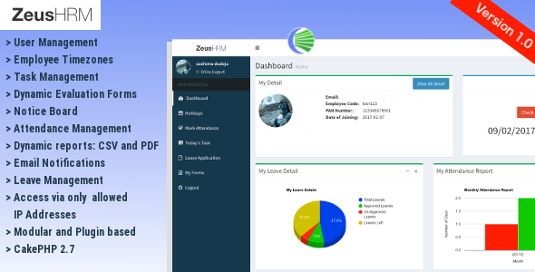 ZeusHRM: Human Resource Management    