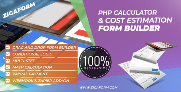 Zigaform - PHP Calculator & Cost Estimation Form Builder    