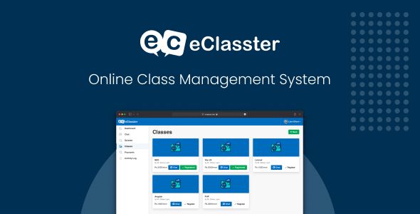 eClasster - Online Class Management System    