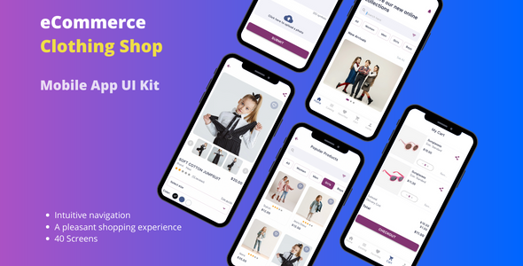 eCommerce App UI Kit - Flutter version - code.market