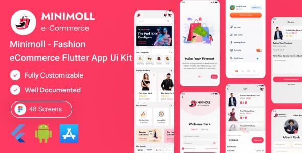 ECommerce Bundle - Flutter ECommerce App Bundle Ui Kit - Code.market