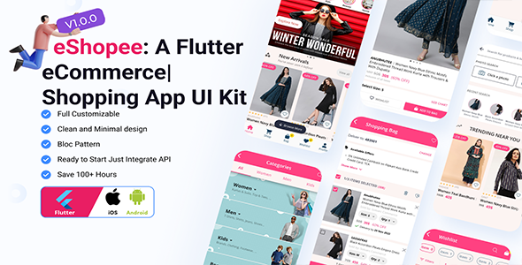 eShopee: A Flutter eCommerce | Shopping App UI Kit    