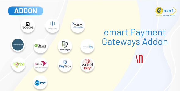emart - Payment Gateways Addon    