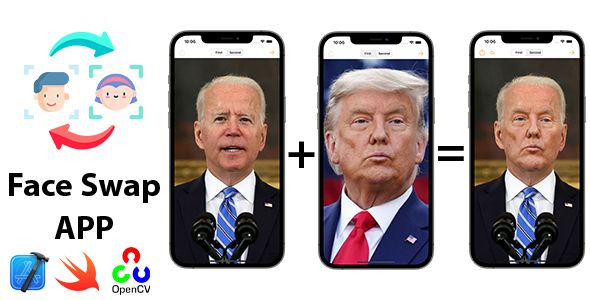iOS Face Swap App iOS  Mobile Full Applications