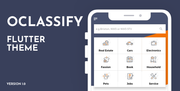 oClassify Flutter Theme/Templates - code.market