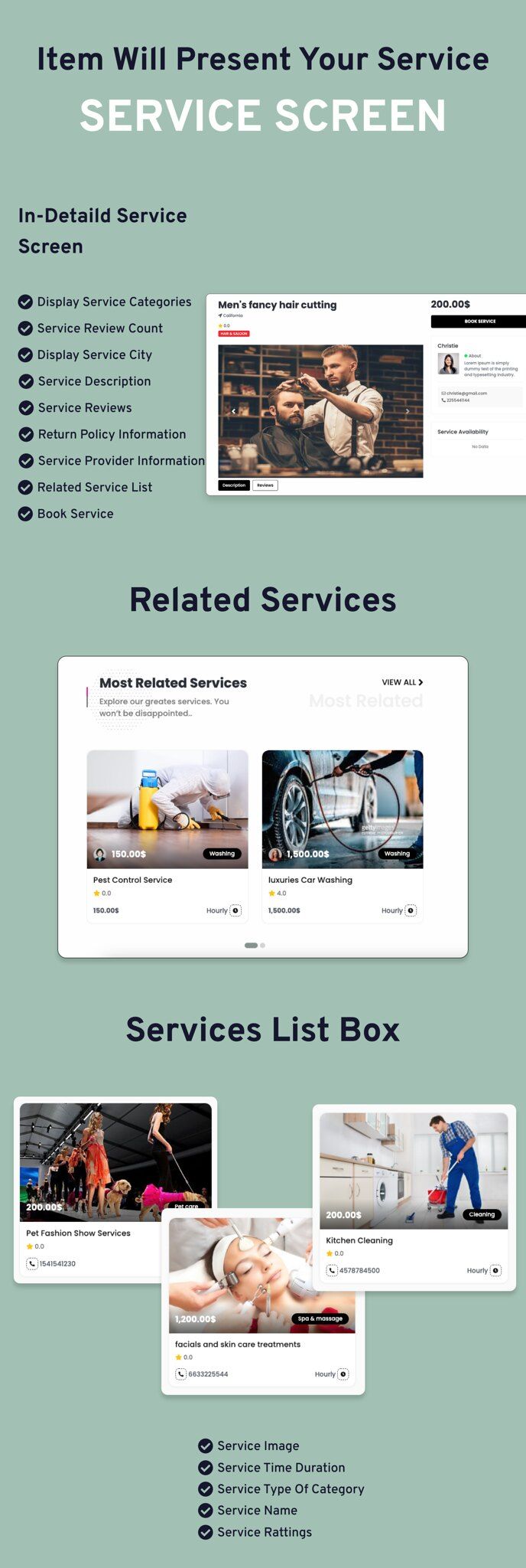 Handy service - On-Demand Home Services, Business Listing, Handyman Booking Website with Admin panel - 11