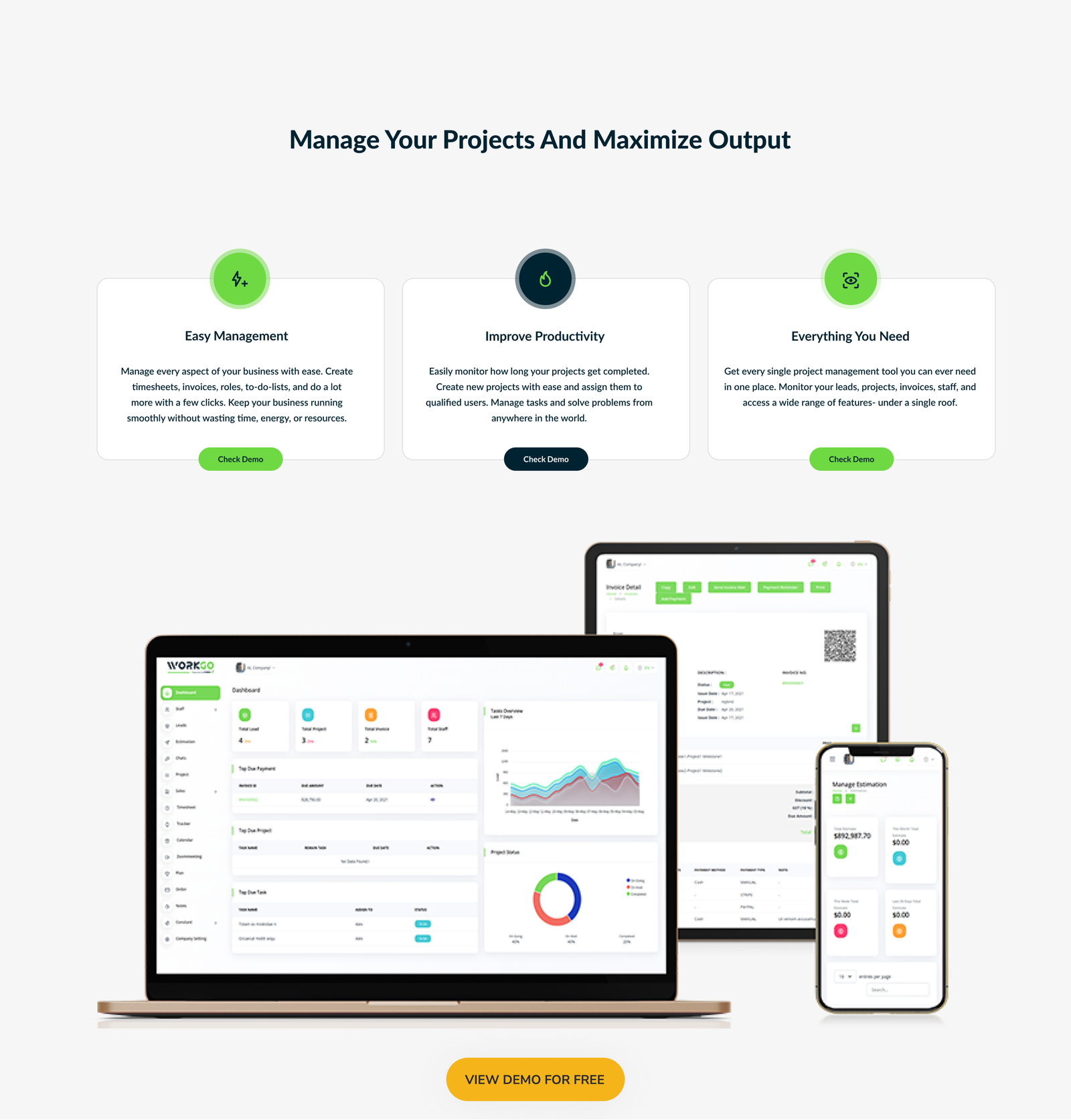 WorkGo SaaS - Lead and Project Management Tool - 7