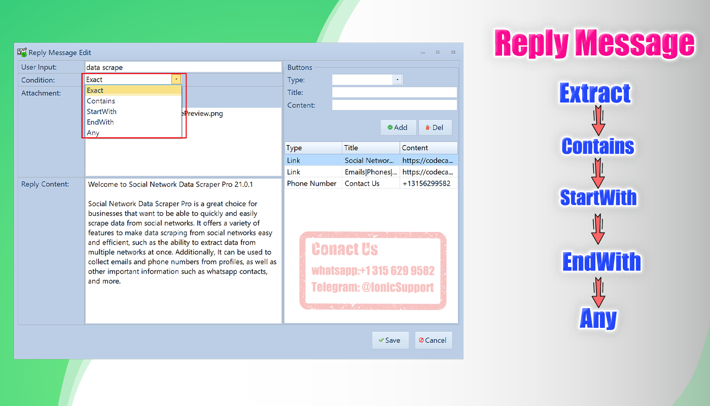 Whatsapp Market Pro+Auto Reply +License Generate Key App--auto reply message edit