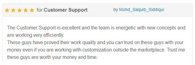 Customer Support