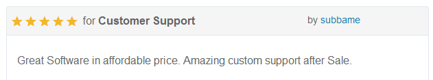 Customer Support