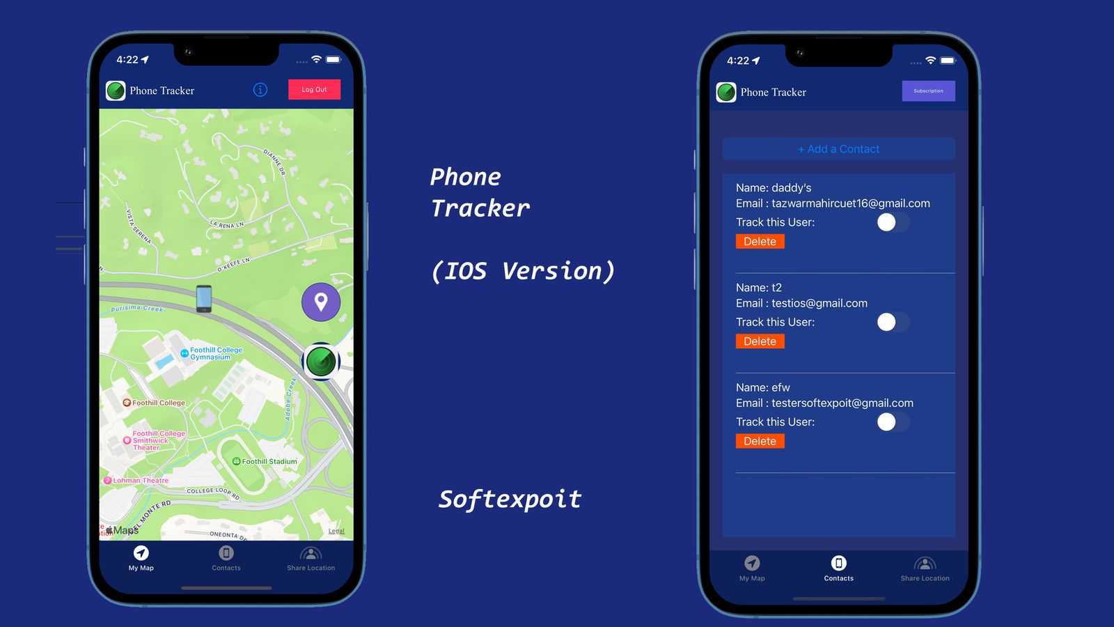Phone Tracker (IOS Version) Realtime Gps Live code.market