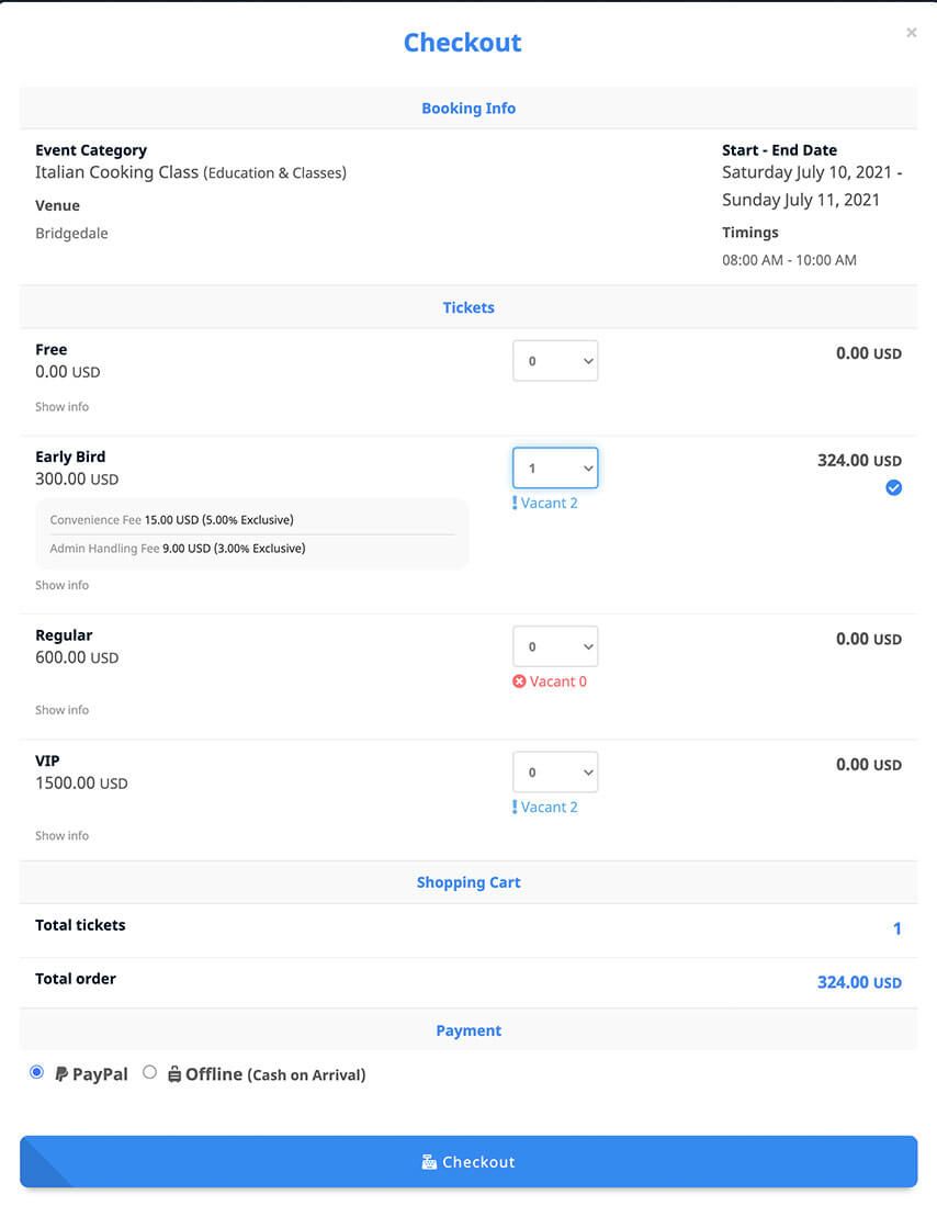 eventmie-Trouble-Free Checkout Process