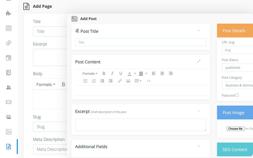 eventmie-Add Pages & Blog Posts