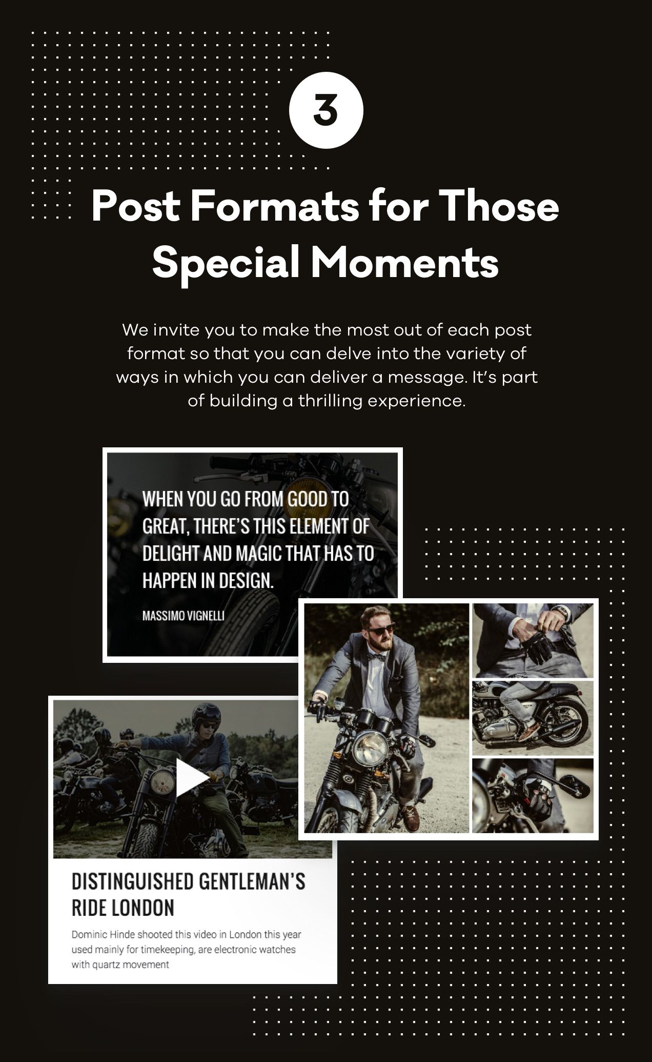 Post Formats for Those Special Moments