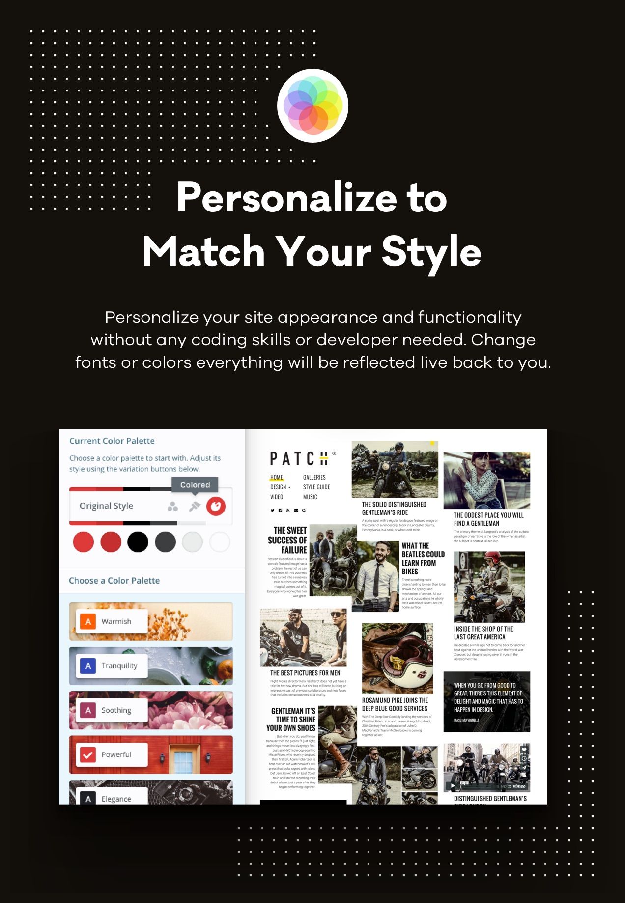 Personalize to Match Your Style