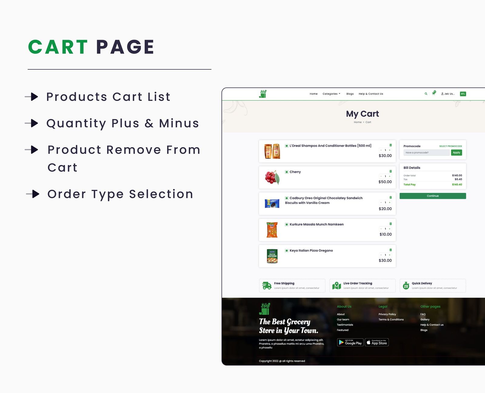 Single Grocery, Food, Pharmacy Store Website & Delivery Boy Application With Admin Panel - 8