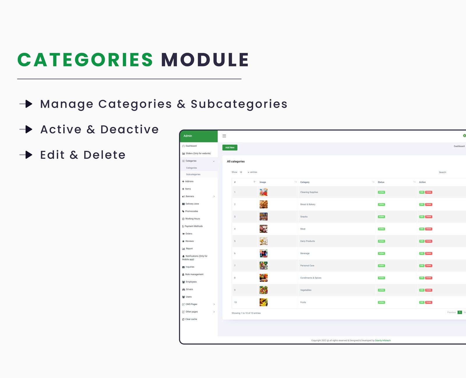 Single Grocery, Food, Pharmacy Store Website & Delivery Boy Application With Admin Panel - 14