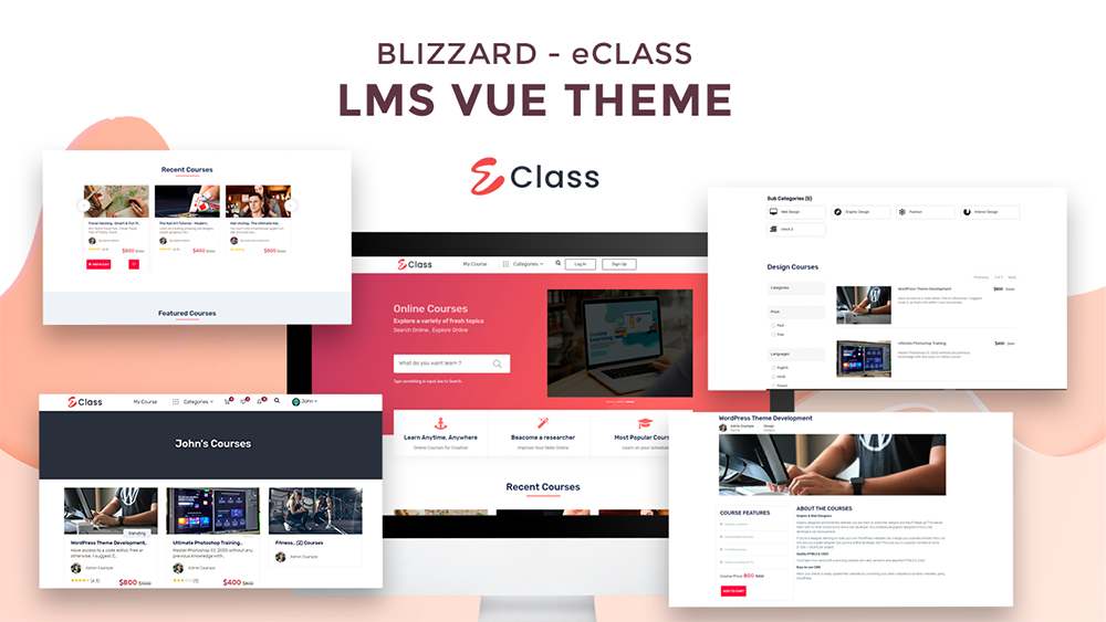 Blizzard - eClass LMS Theme - 2