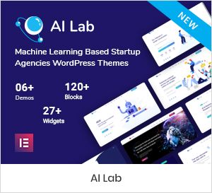 Machine Learning WordPress Theme