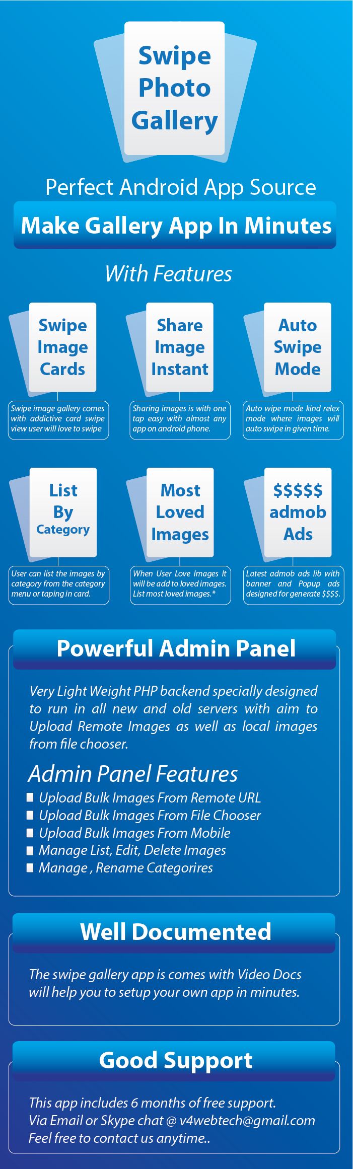 Swipe Photo Gallery Android App - 3