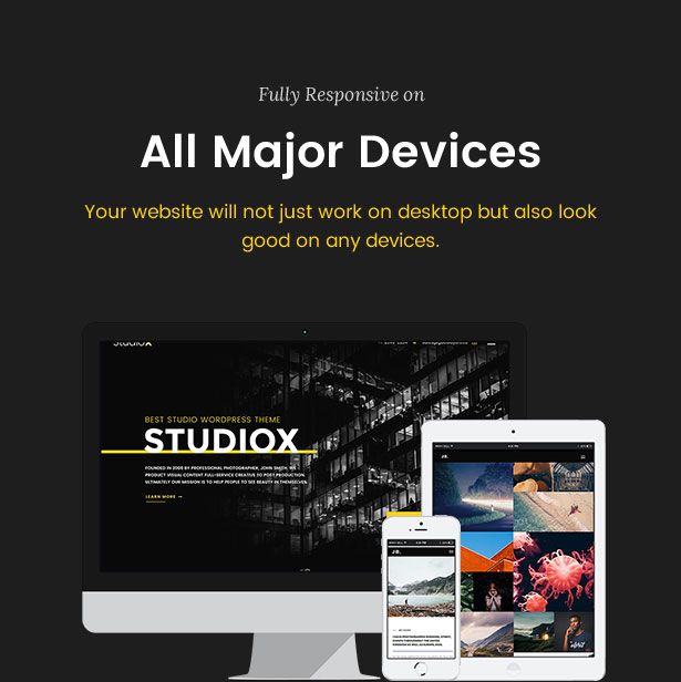 Ztudio X - Creative Studio Photography WordPress Theme For Photography (Studio X) - 7