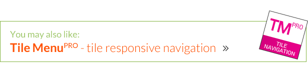 Multipurpose Responsive Navigation Menu - 3