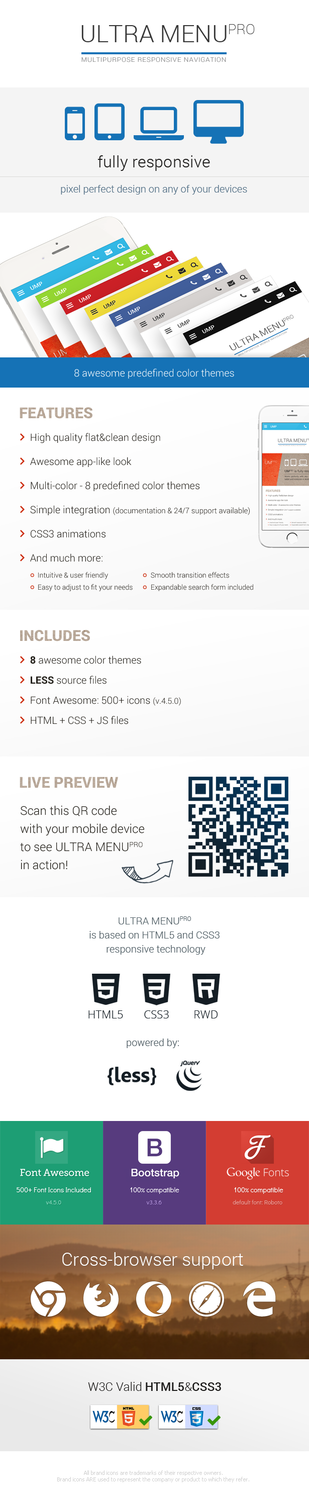 Multipurpose Responsive Navigation Menu - 4