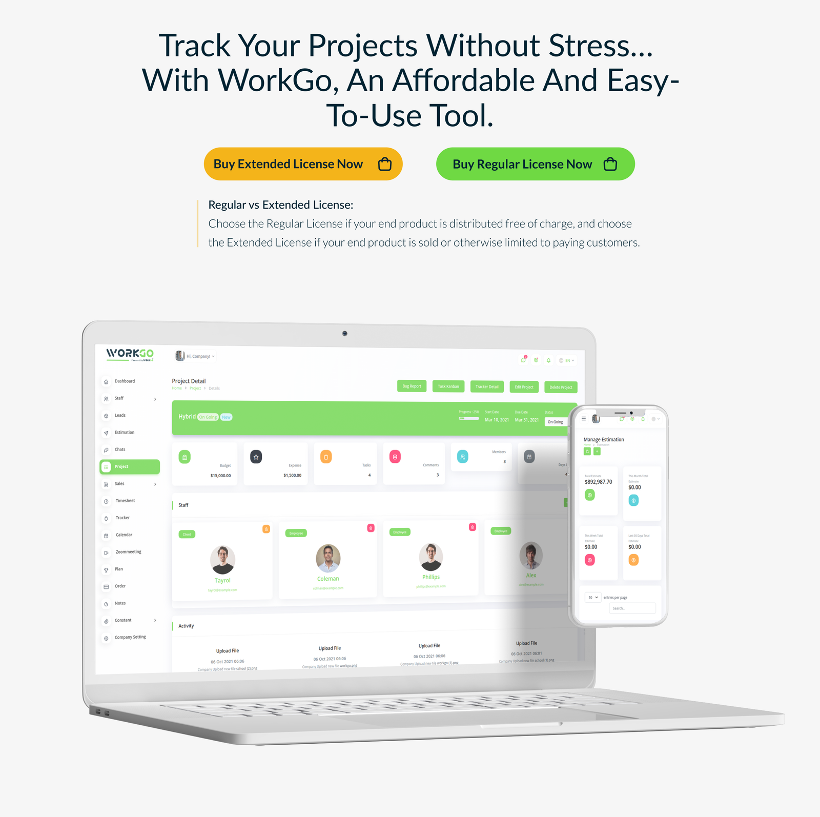 WorkGo - Lead and Project Management Tool - 5