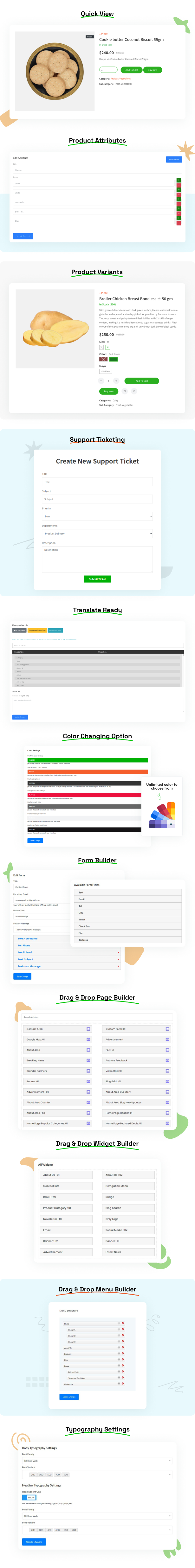 Grenmart Organic & Grocery Laravel Shopping Carts code.market