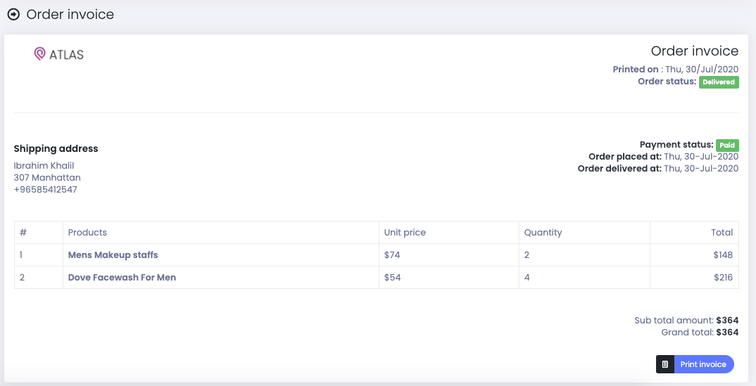 Atlas Directory Listing Online Shop Addon - 11