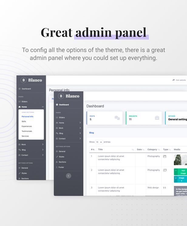 Blanco | Personal Portfolio and Blog Laravel Script - 4