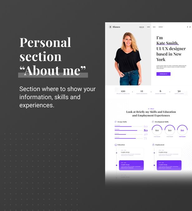 Blanco | Personal Portfolio and Blog Laravel Script - 5
